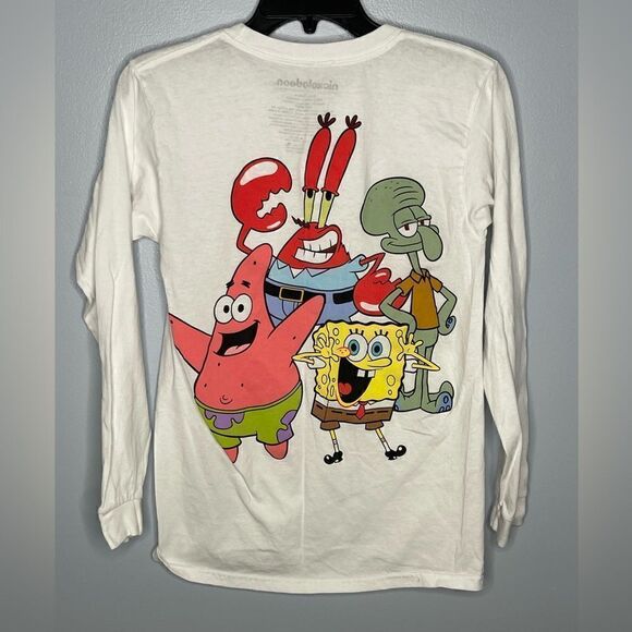 SpongeBob Adult Monday Scaries T-Shirt Patrick Krabs Squidward Gary Fun Small - Picture 2 of 3